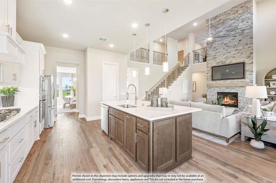 Furnished interior view inside a new home in Mockingbird Heights, Midlothian (Image 10).