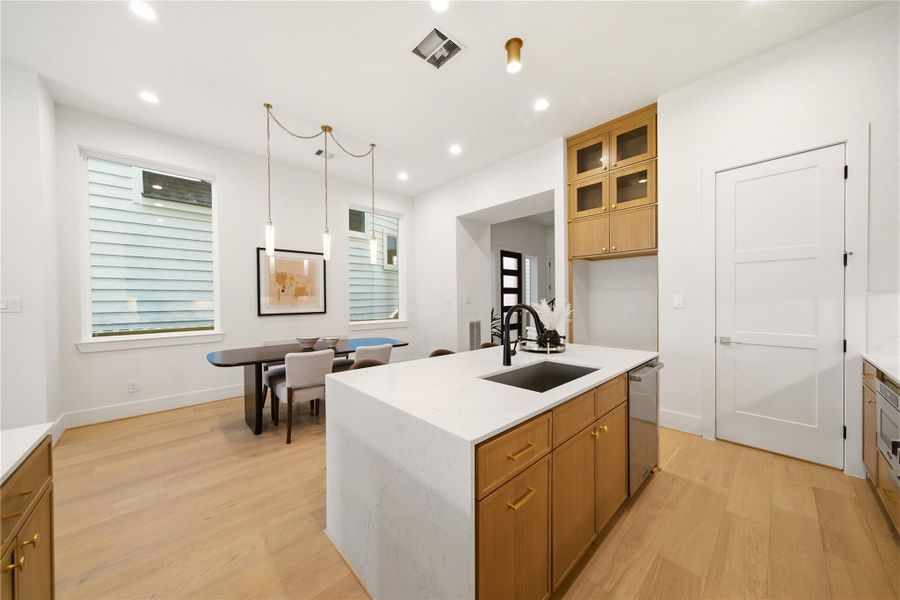 Furnished interior view inside a new home in , Houston (Image 34).