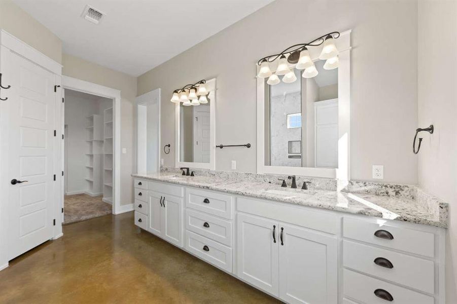 Furnished interior view inside a new home in Parallel Pastures, Poolville (Image 36).