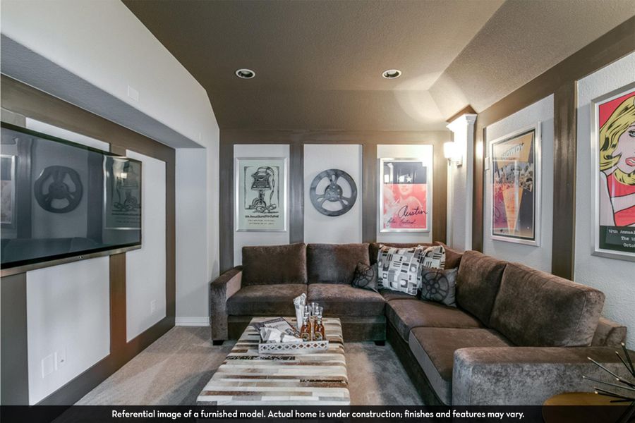 Furnished interior view inside a new home in Sunfield, Buda (Image 10). Furnished interior view inside a new home in Sunfield, Buda (Image 10).