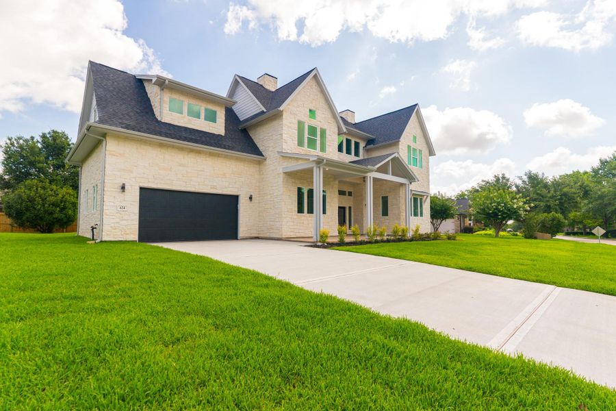 Front exterior of a new home in , Montgomery, TX, highlighting curb appeal (Image 23).