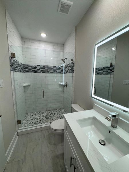 primary bath down stairs