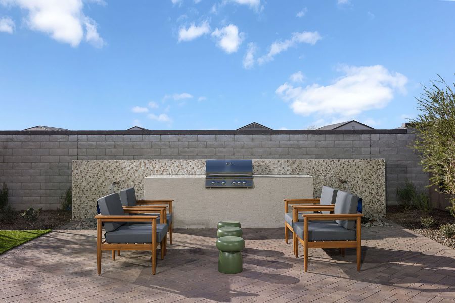 Representative exterior details of a home built from the Ginger by Mattamy Homes in Tyler Ranch, Buckeye (Image 25).