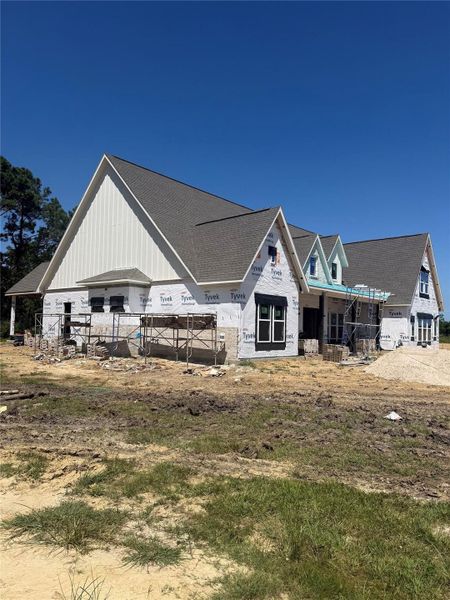 In-progress construction of a new home in , Mont Belvieu, TX (Image 4). In-progress construction of a new home in , Mont Belvieu, TX (Image 4).
