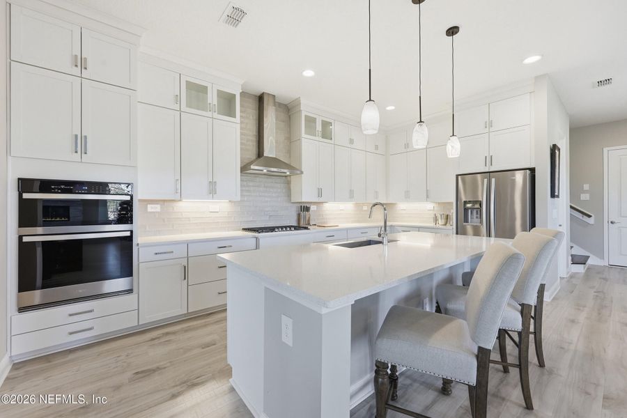 Furnished interior view inside a new home in , St. Johns (Image 15).