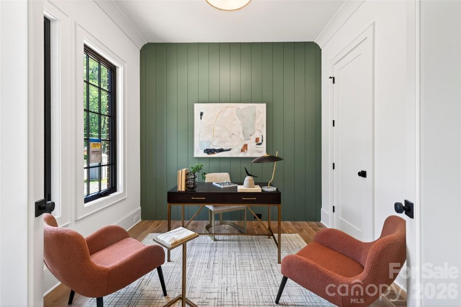 Furnished interior view inside a new home in , Charlotte (Image 28).