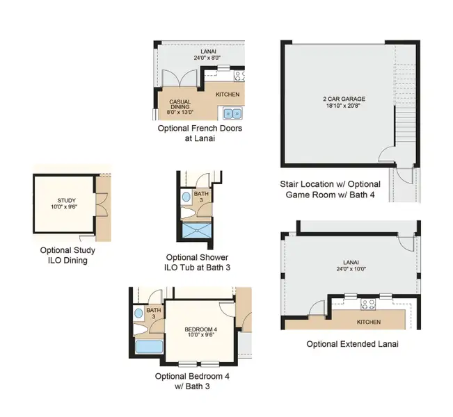 2D floor plan layout of this home in Center Lake Ranch Community Group Page, St. Cloud, FL (Image 5). 2D floor plan layout of this home in Center Lake Ranch Community Group Page, St. Cloud, FL (Image 5).