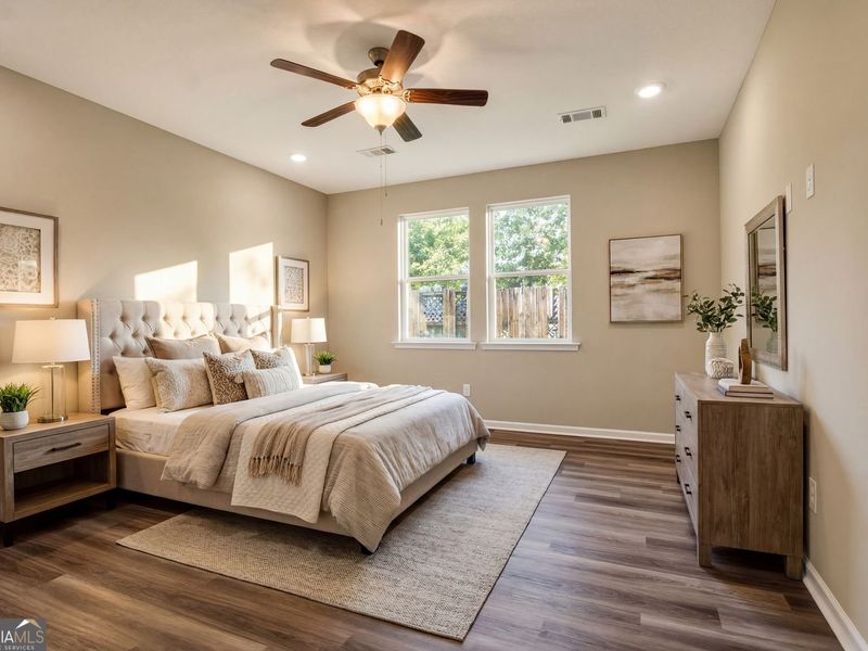 Furnished interior view inside a new home in Ivy Glen, Perry (Image 12).