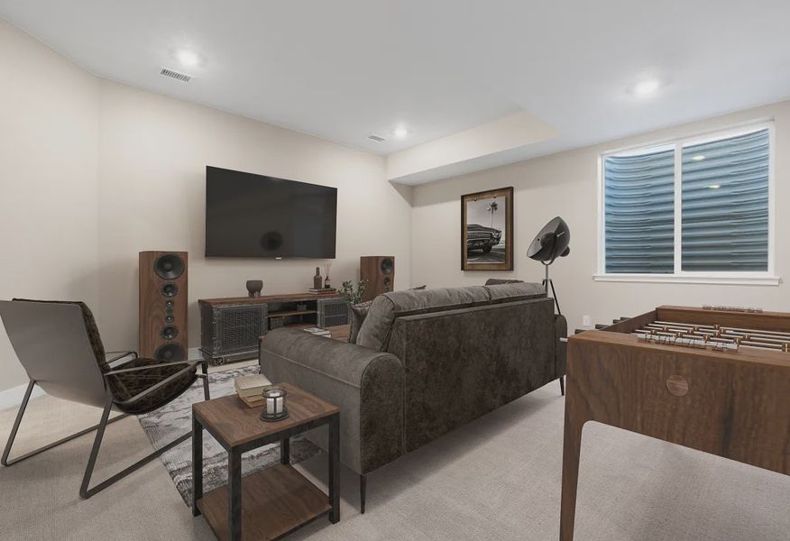 Homesite 262 Finished Basement - Virtually Staged - 12 of 13 Homesite 262 Finished Basement - Virtually Staged - 12 of 13