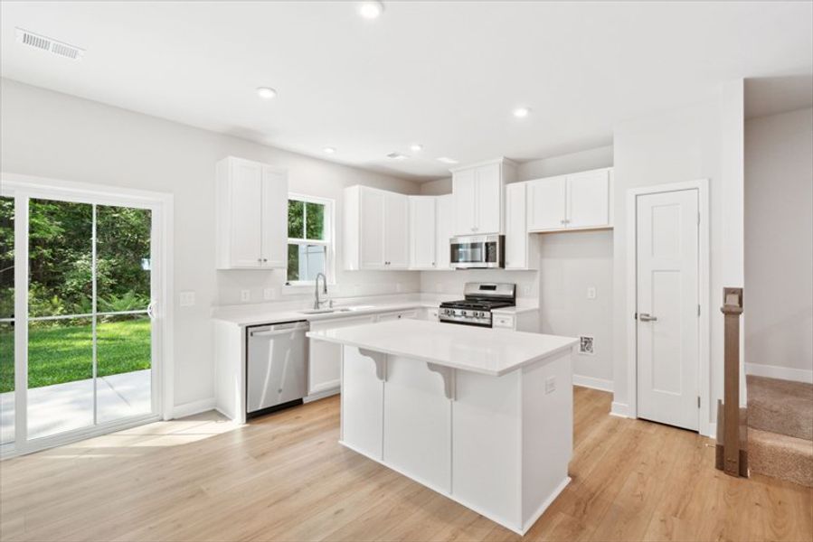 Furnished interior view inside a new home in Crescent Cove, Summerville (Image 2). Furnished interior view inside a new home in Crescent Cove, Summerville (Image 2).