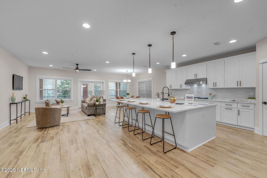 Furnished interior view inside a new home in , Jacksonville (Image 17).