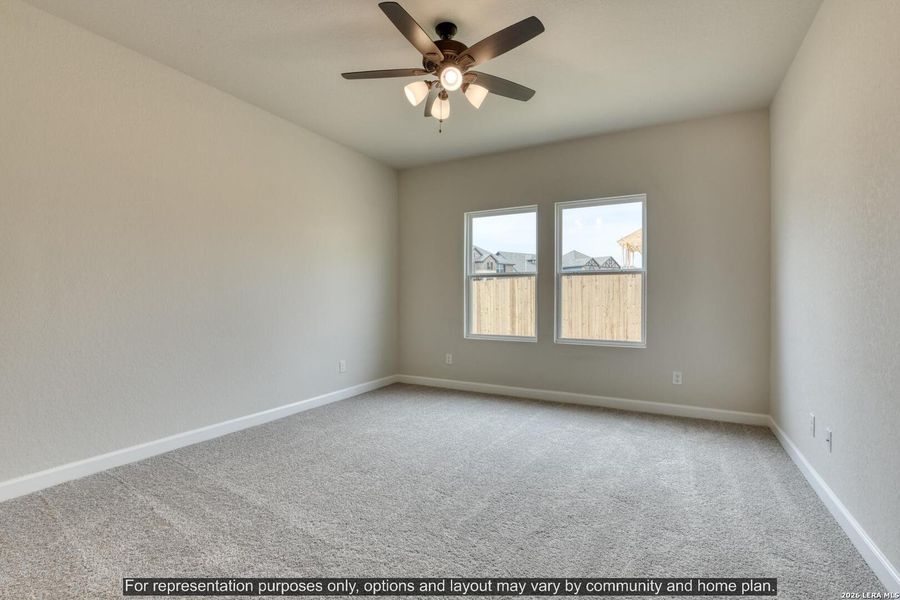 Spacious, unfurnished interior of a new home in Hennersby Hollow, San Antonio (Image 18).