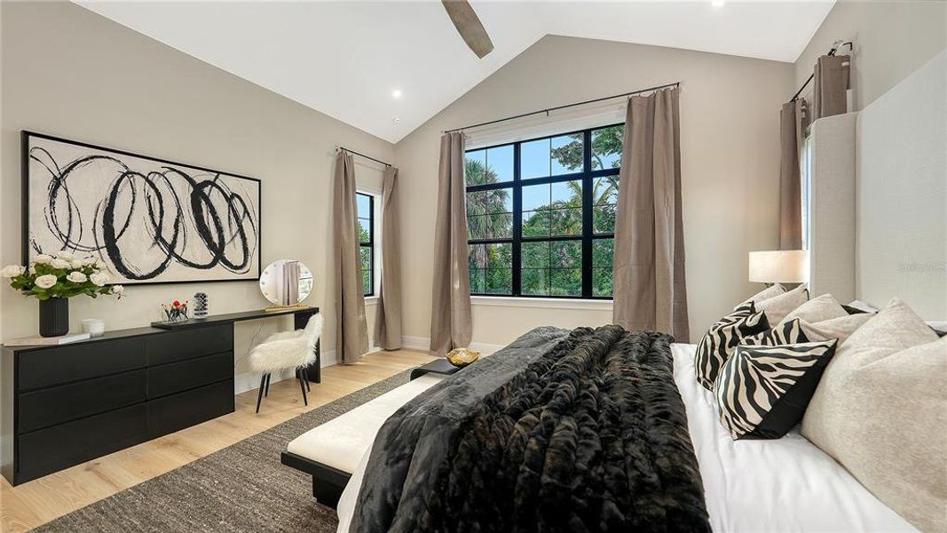 Furnished interior view inside a new home in , Sarasota (Image 35).