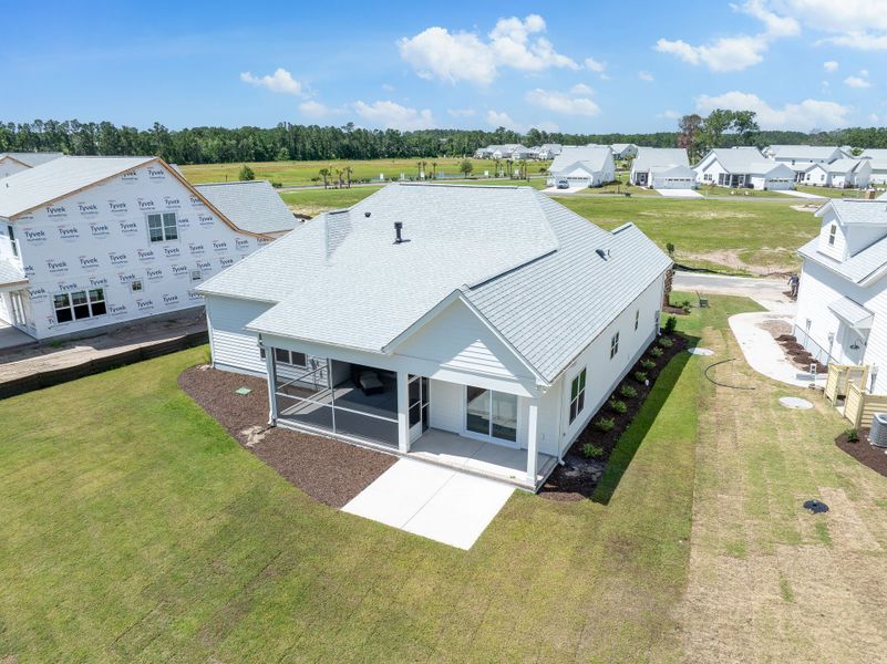 Representative exterior details of a home built from the Claremont by Bill Clark Homes in Sidbury Landing, Wilmington (Image 31).