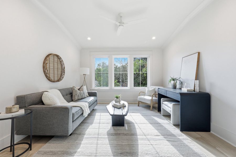 Furnished interior view inside a new home in , Mount Pleasant (Image 39).