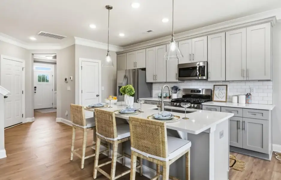 Representative furnished interior of a home built from the Ashland by Eastwood Homes in Blythe Mill Townhomes, Waxhaw (Image 5). Representative furnished interior of a home built from the Ashland by Eastwood Homes in Blythe Mill Townhomes, Waxhaw (Image 5).