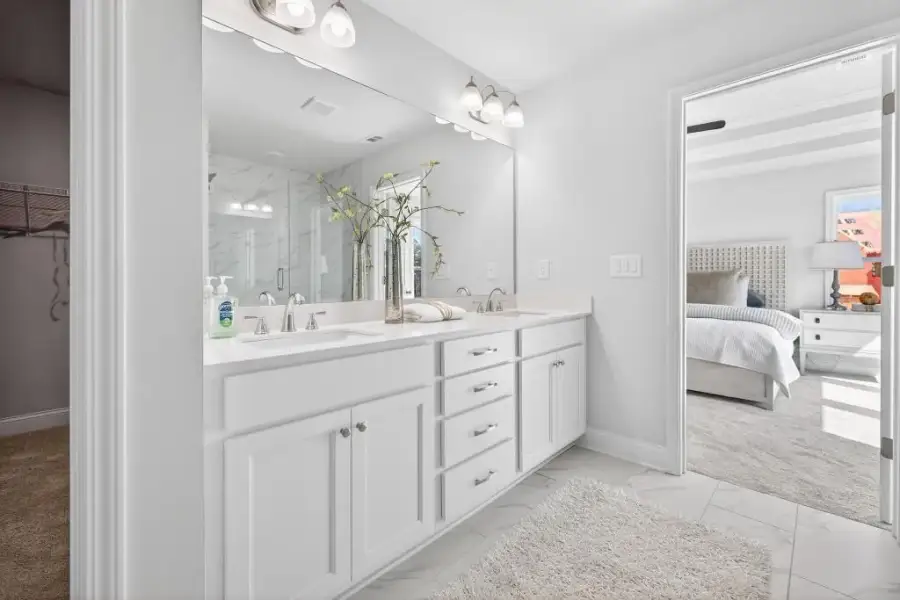 Furnished interior view inside a new home in , Suwanee (Image 5).