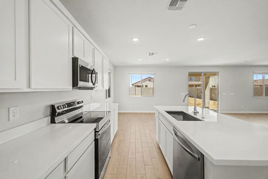 Furnished interior view inside a new home in Wildera, San Tan Valley (Image 4).