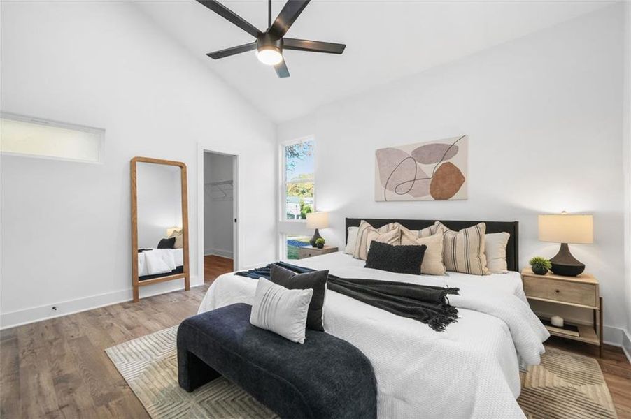 Furnished interior view inside a new home in , Atlanta (Image 14).