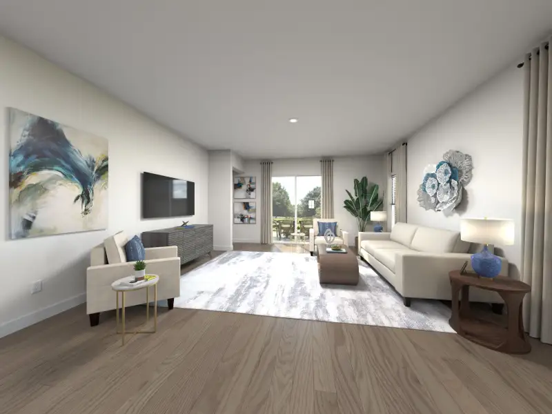 Furnished interior view inside a new home in Trivium Meadows, Newton (Image 3).