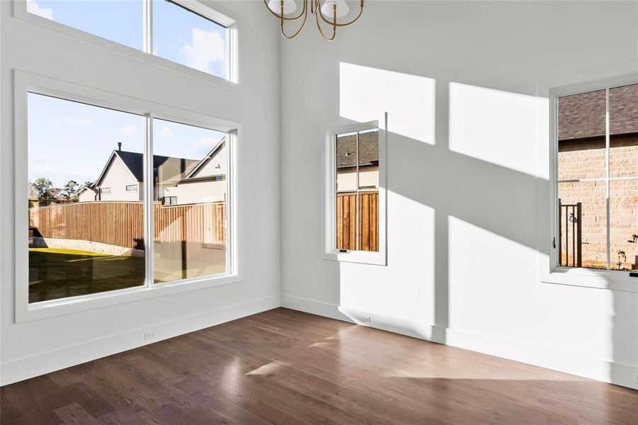 Spacious, unfurnished interior of a new home in Preston Manor, Colleyville (Image 30). Spacious, unfurnished interior of a new home in Preston Manor, Colleyville (Image 30).