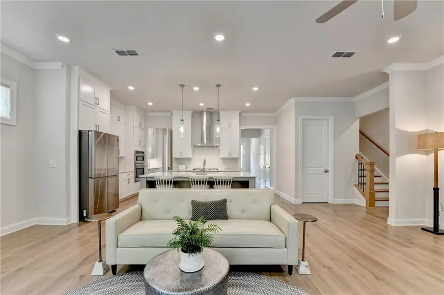 Furnished interior view inside a new home in , Canton (Image 10).