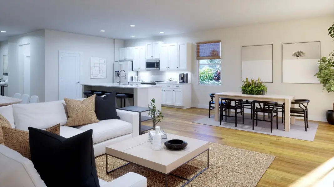 Family Room - Miles at Brack Ranch in St. Cloud, FL by Landsea Homes
