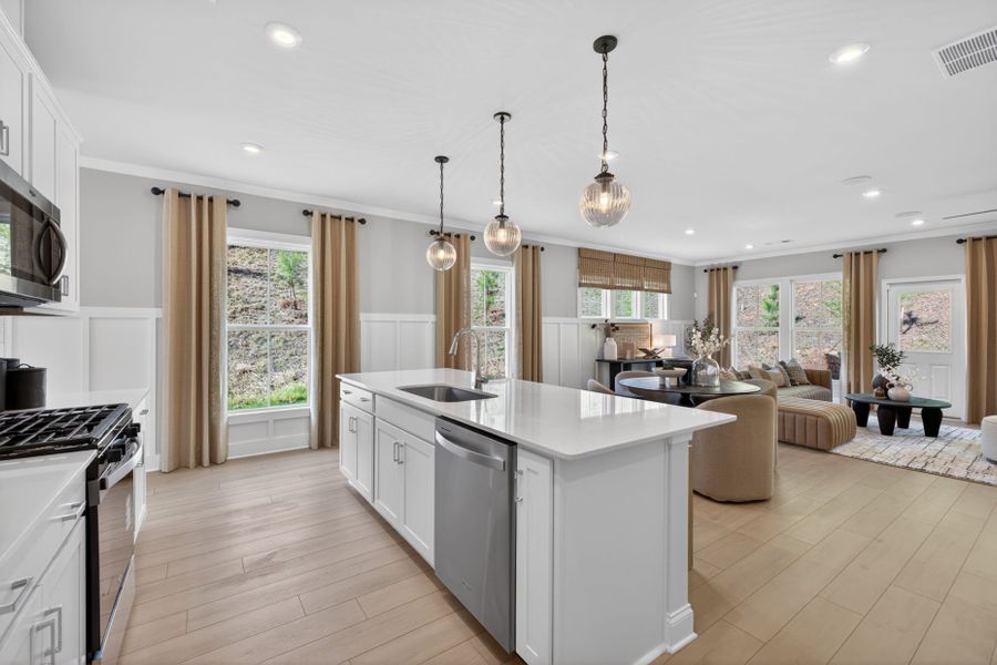 Representative furnished interior of a home built from the Cooper by Pulte Homes in Ansley Towns, Cumming (Image 10).