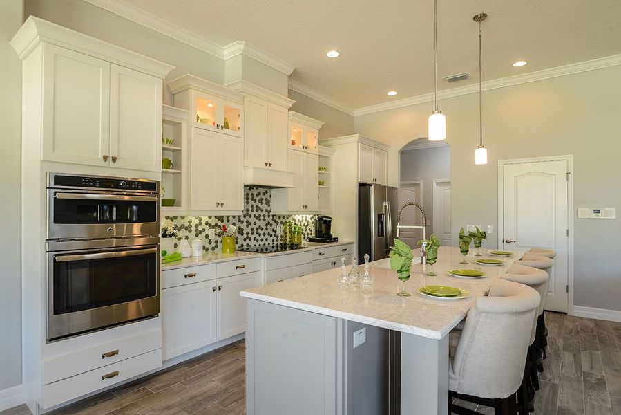 2D floor plan layout for the Carrington I by Mobley Homes in Sunset Estates, Lutz, FL (Image 8).