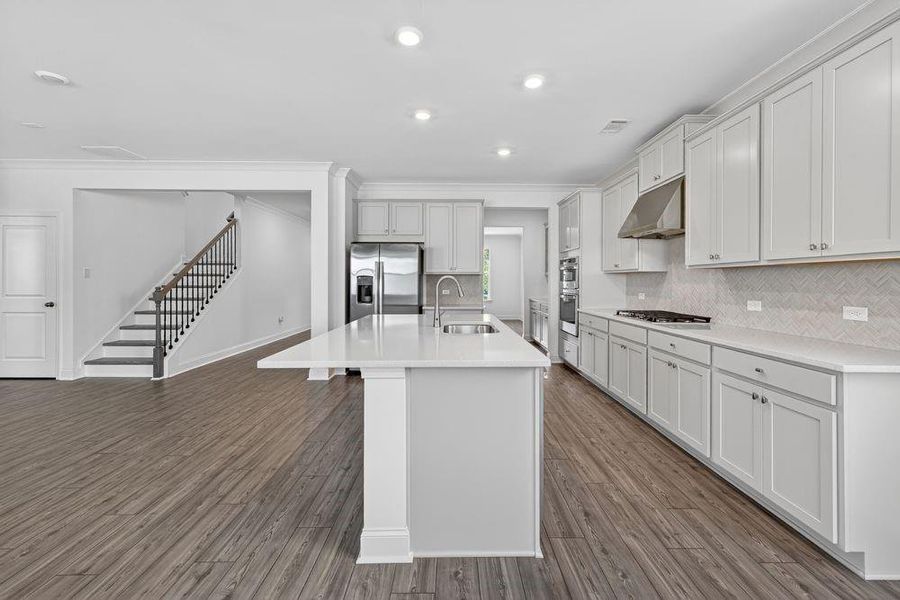 Furnished interior view inside a new home in Bennett Farm, Loganville (Image 5).