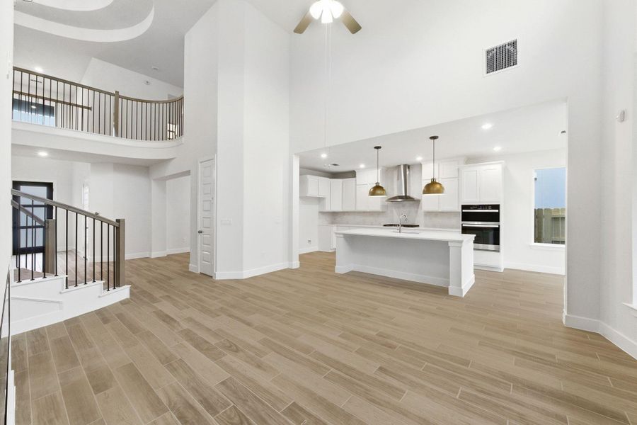 Furnished interior view inside a new home in The Colony, Bastrop (Image 13).