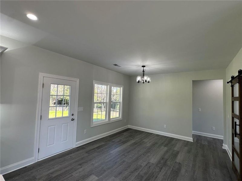Spacious, unfurnished interior of a new home in , Augusta (Image 27).