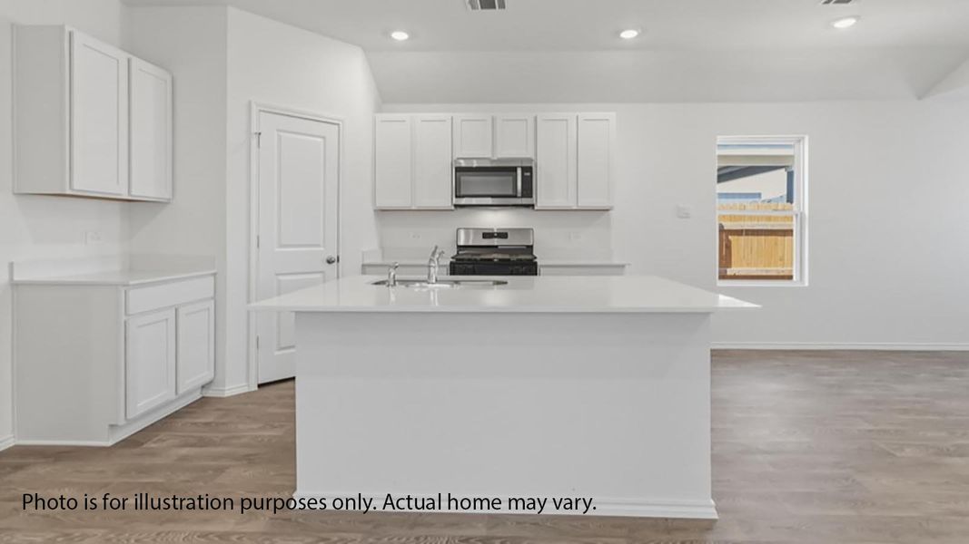 Furnished interior view inside a new home in Marigold, Kyle (Image 6).
