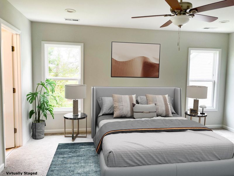 Representative furnished interior of a home built from the Sequoia II by RiverWILD Homes in Harvest Meadows, Zebulon (Image 7). Representative furnished interior of a home built from the Sequoia II by RiverWILD Homes in Harvest Meadows, Zebulon (Image 7).