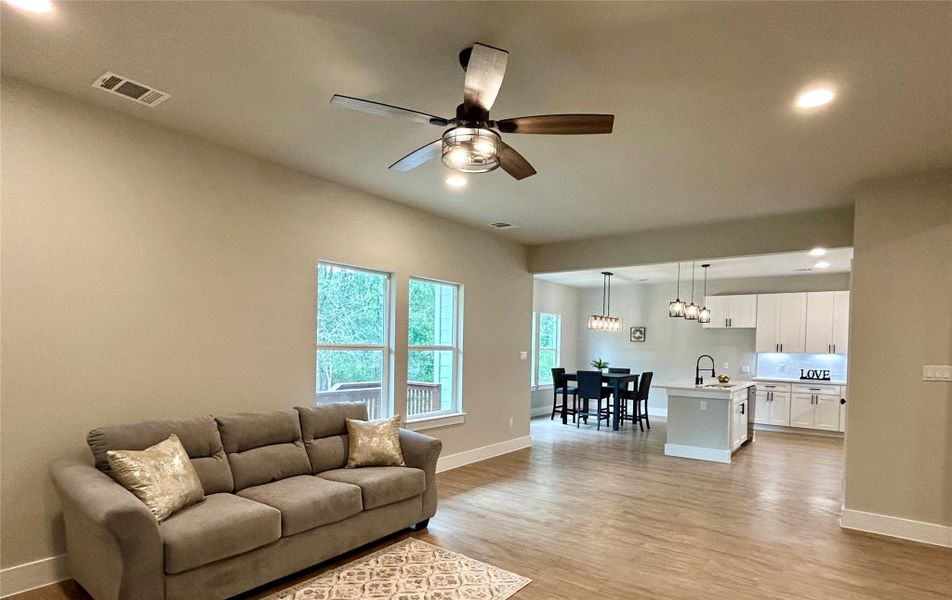 Furnished interior view inside a new home in , Bastrop (Image 7). Furnished interior view inside a new home in , Bastrop (Image 7).