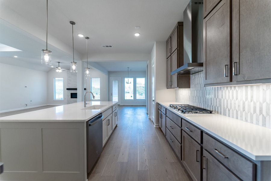 Furnished interior view inside a new home in Heath Golf & Yacht Club, Heath (Image 5).