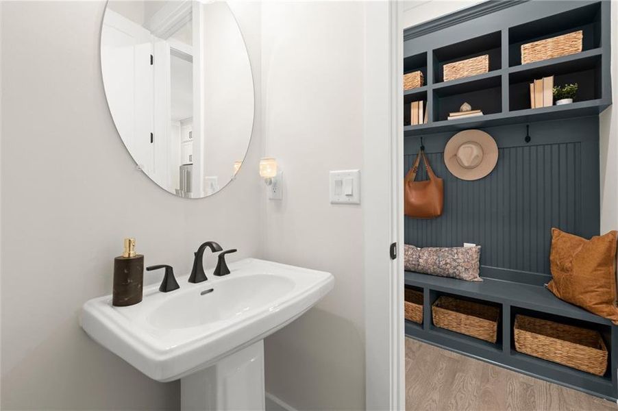 Furnished interior view inside a new home in Hillgrove Preserve, Powder Springs (Image 32).