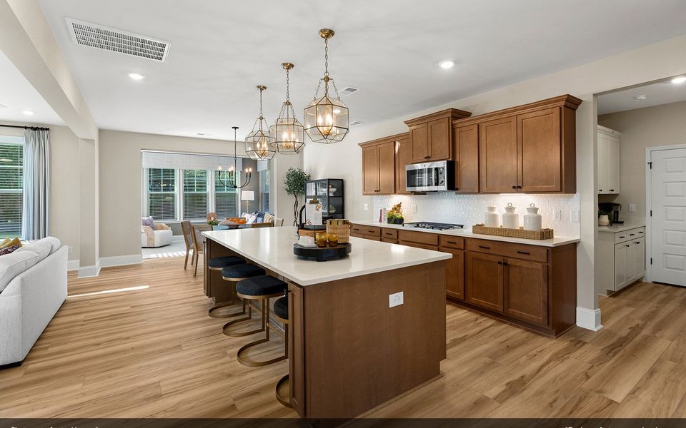 Furnished interior view inside a new home in Sweetbrier, Durham (Image 5).