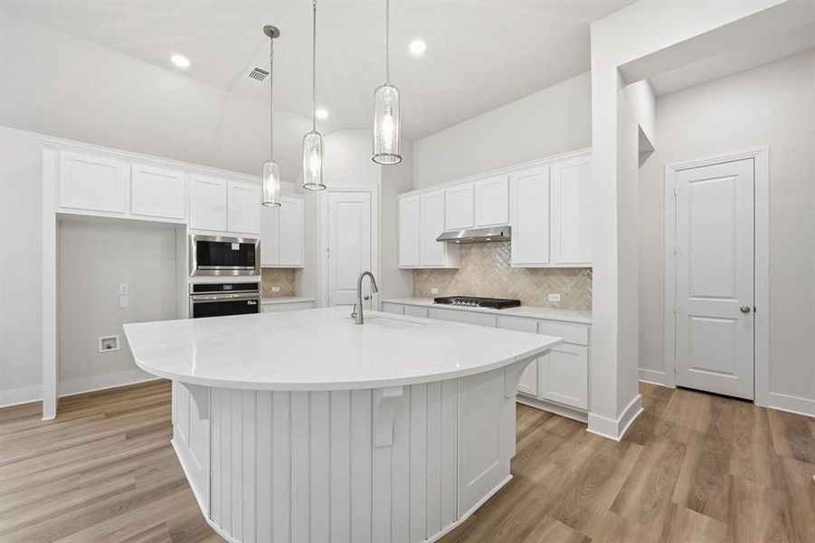 Furnished interior view inside a new home in Gateway Village - The Reserve, Denison (Image 9). Furnished interior view inside a new home in Gateway Village - The Reserve, Denison (Image 9).