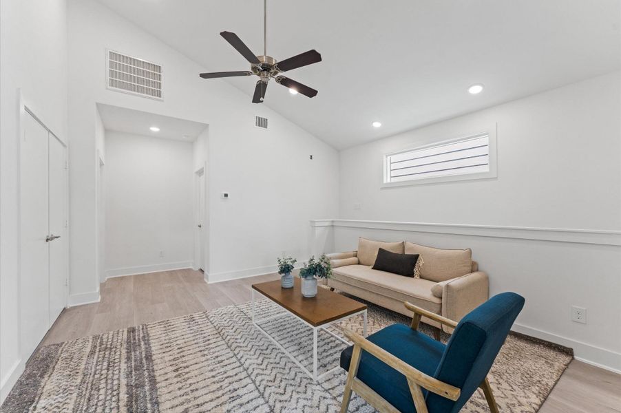 Furnished interior view inside a new home in , Houston (Image 14). Furnished interior view inside a new home in , Houston (Image 14).