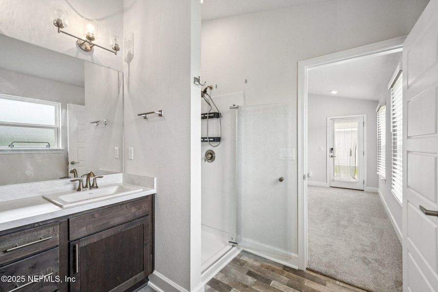 Furnished interior view inside a new home in , Jacksonville (Image 8). Furnished interior view inside a new home in , Jacksonville (Image 8).