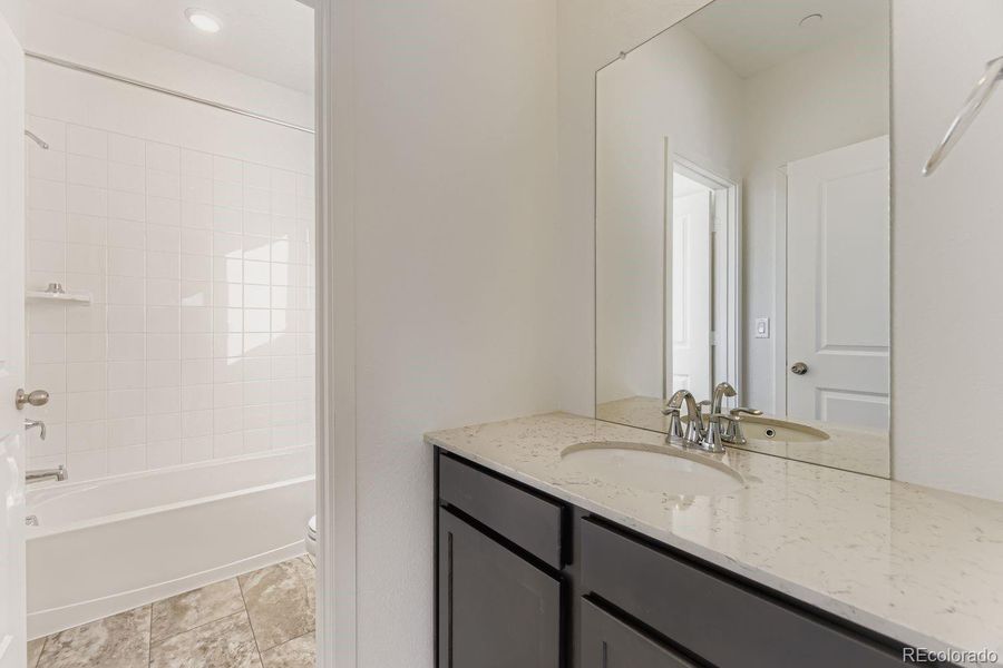 Furnished interior view inside a new home in , Centennial (Image 3).