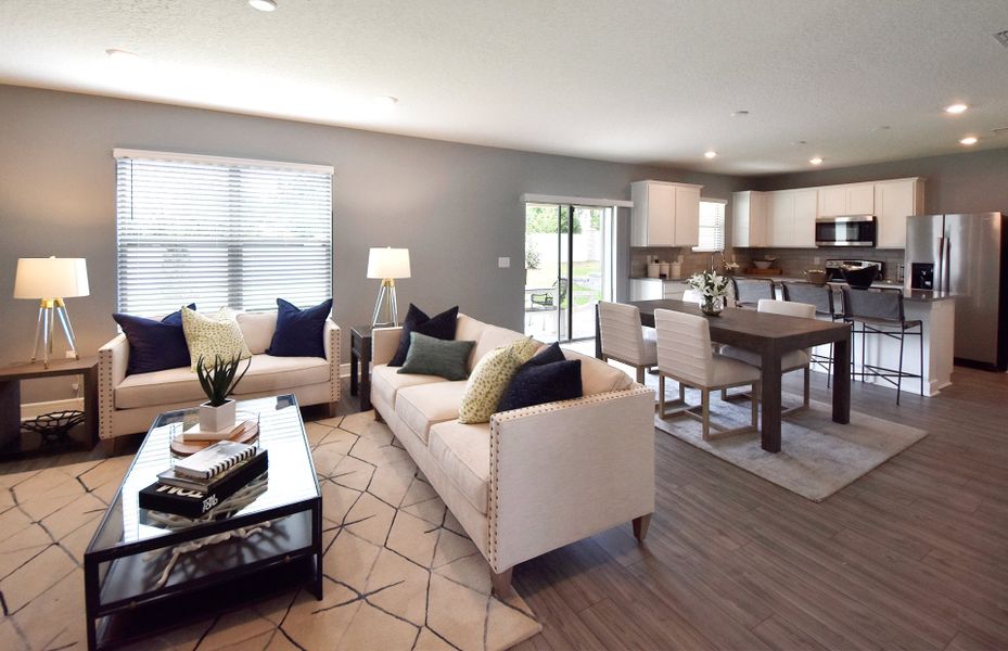 Furnished interior view inside a new home in Caloosa Cove, Labelle (Image 7).