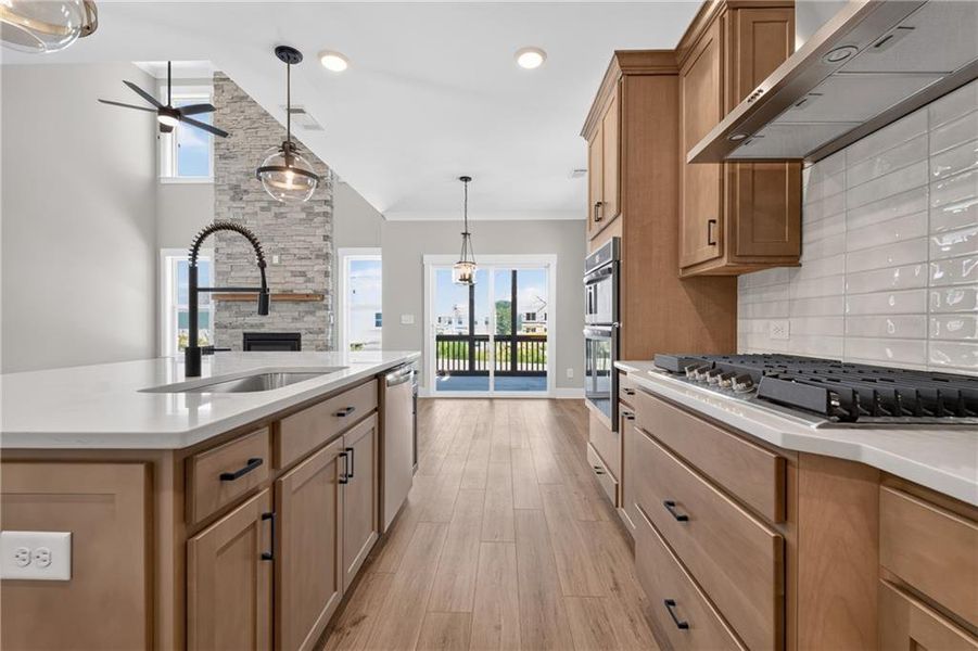 Furnished interior view inside a new home in Twin Lakes, Hoschton (Image 11).