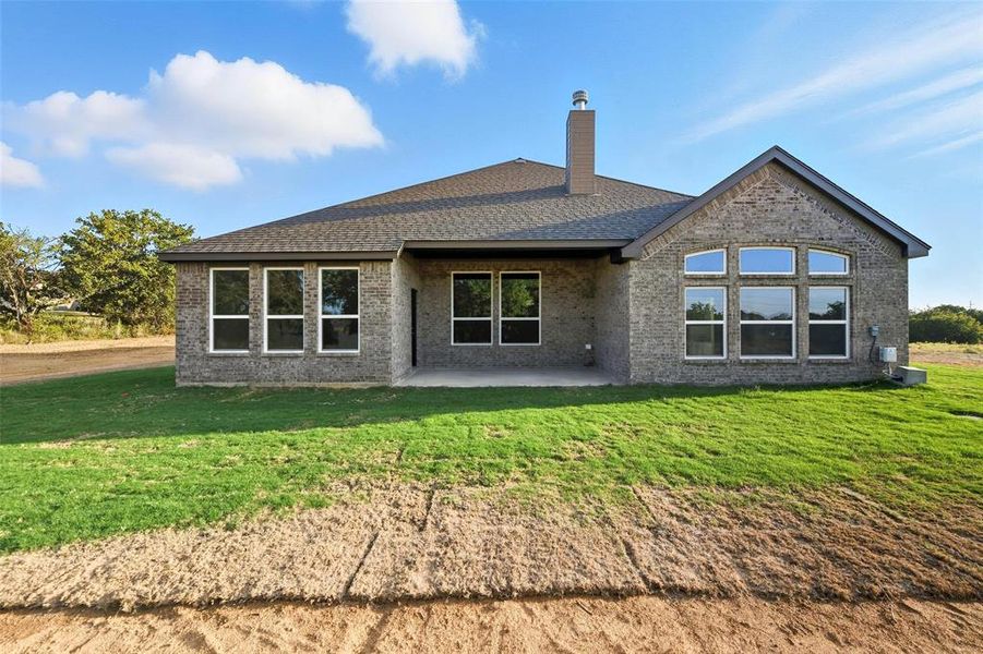 Exterior details and patio area of a home in Arbor Oaks, Boyd (Image 16). Exterior details and patio area of a home in Arbor Oaks, Boyd (Image 16).