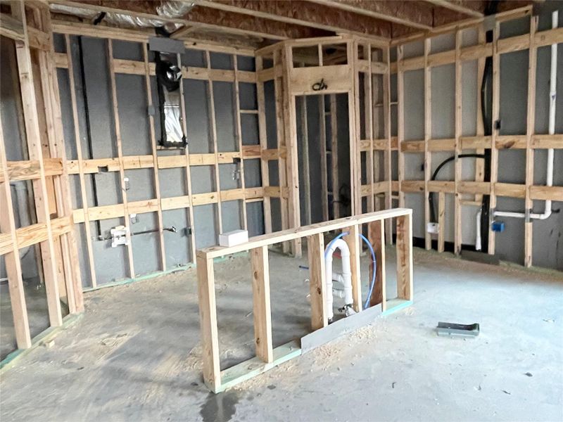 Spacious Island Kitchen With Ample Cabinet Space