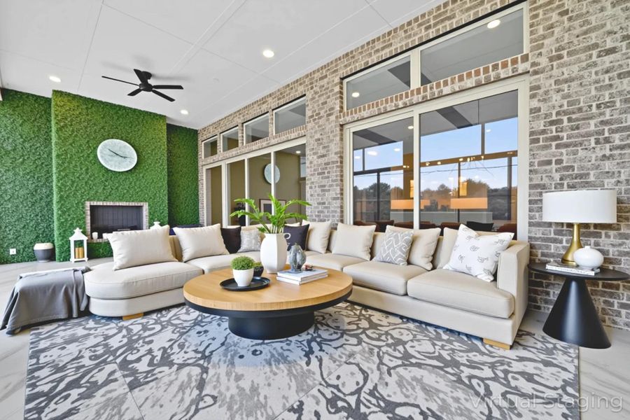 Furnished interior view inside a new home in , Richmond (Image 11). Furnished interior view inside a new home in , Richmond (Image 11).