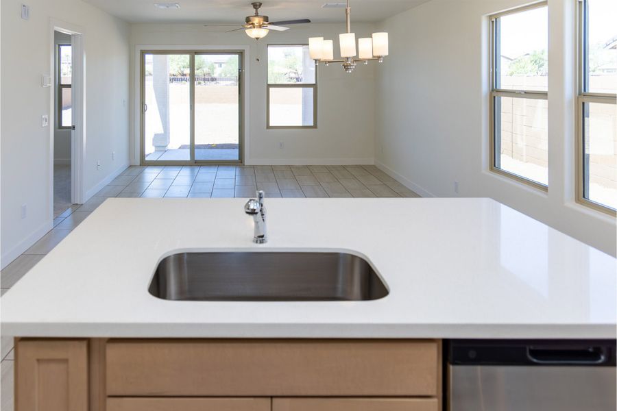 Close-up of interior finishes inside a home in Rancho Santa Rosa, Maricopa (Image 13).
