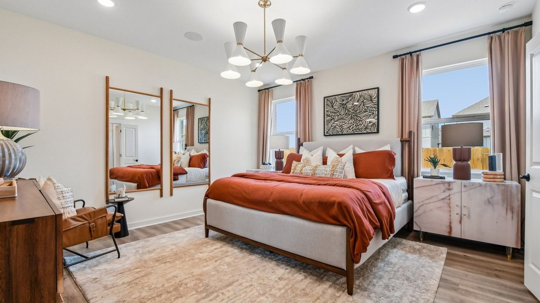 Representative furnished interior of a home built from the Orwell III by DRB Homes in Flora, Hutto (Image 24). Representative furnished interior of a home built from the Orwell III by DRB Homes in Flora, Hutto (Image 24).