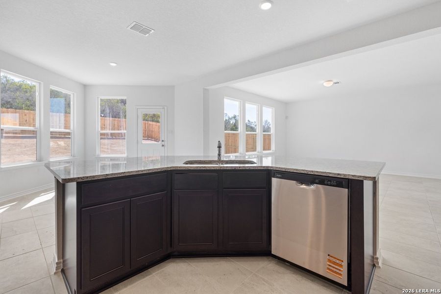 Furnished interior view inside a new home in Hidden Bluffs at TRP, San Antonio (Image 10).